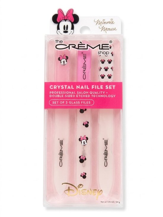 The Creme Shop Other - The Creme Shop x Disney Minnie Mouse Crystal Glass Nail File Set 3 Pc